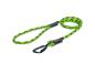Preview: klassische Hundeleine TWIST - L - 145cm - grüner Python
